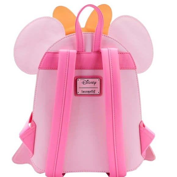 Loungefly Disney Pastel Ghost Minnie Glow In The Dark Mini Backpack NWT - Picture 3 of 5